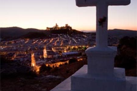 Alcalá la Real desde Las Cruces.