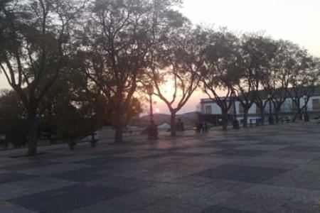 Puesta de sol desde el Alcázar de Jerez Puesta de sol desde el Alcázar de Jerez
