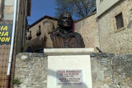 Busto a Félix Rodríguez de la Fuente Plaza Nueva.